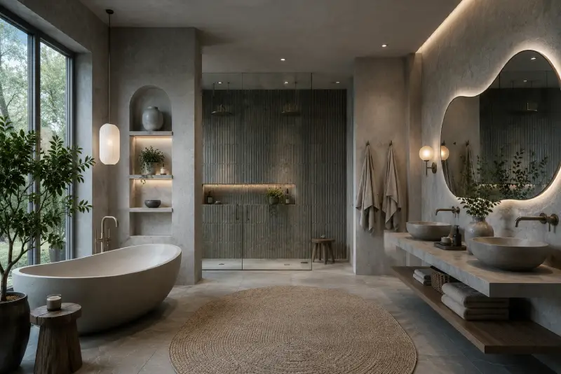 organic modern łazienka