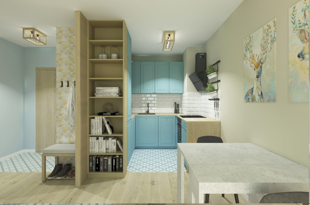 Projekt i wykończenie mieszkania Kraków SaniWell